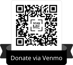 Scan or click to donate funds via venmo